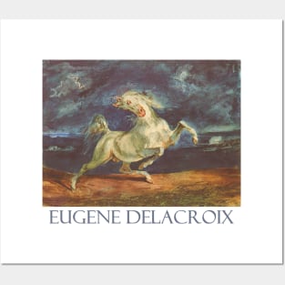 Horse Frightened by a Storm by Eugène Delacroix Posters and Art